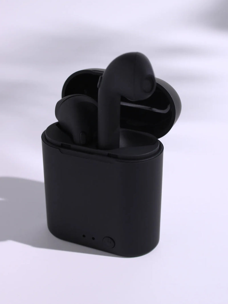 i7Mini TWS 5.0, Fone de ouvido intra-auricular esportivo com microfone, caixa de carregamento,, música
