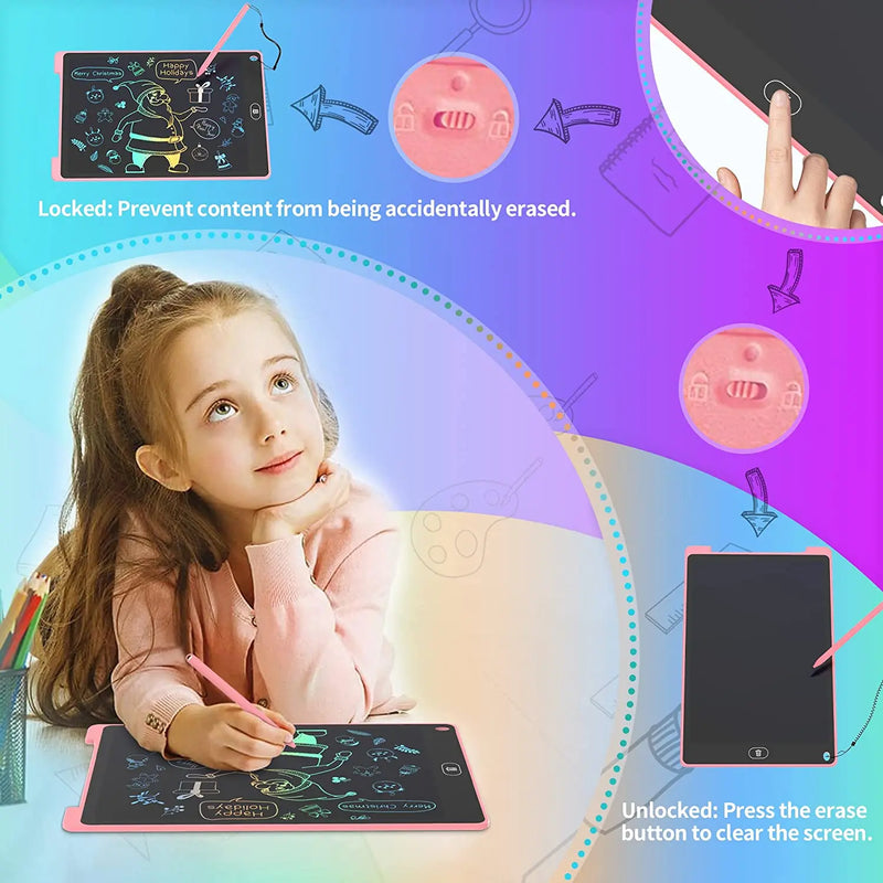 Tablet crianças brinquedos para meninas meninos pintura placa quadro negro tablet para crianças brinquedos infantis