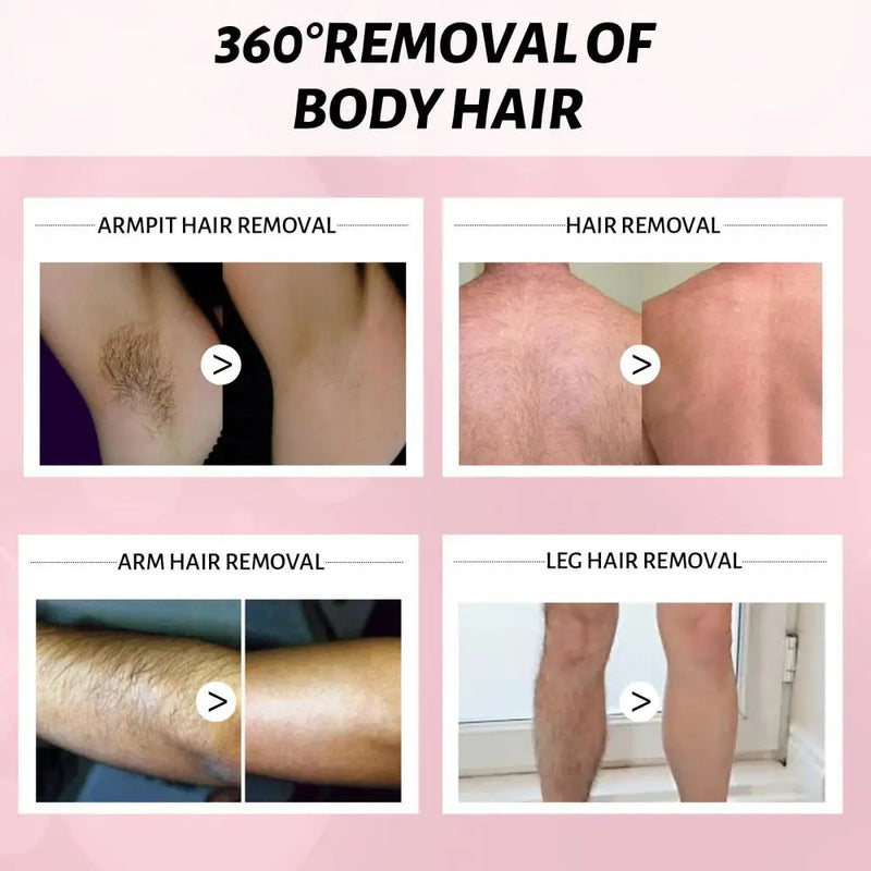 Spray de remoção permanente de pelos, creme depilatório, removedor de pelos indolor para mulheres, axilas, pernas, braços, inibidor de crescimento de pelos, cuidados com o corpo