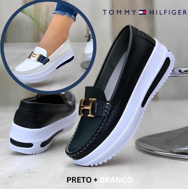 Compre 1 LEVE 2 | Sapato Tommy Ortopédico em Couro Nobre